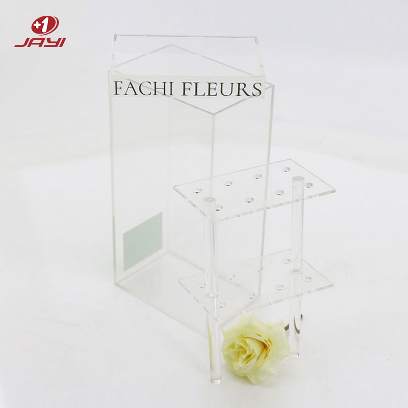 acrylic rose box with drawer wholesale