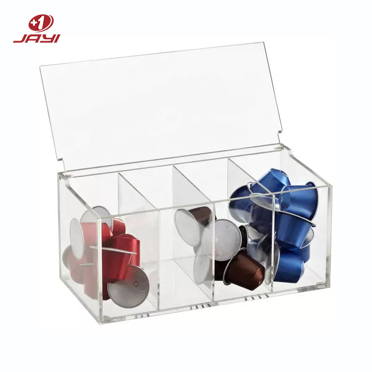 Custom large clear plexiglass box with lid, custom acrylic box