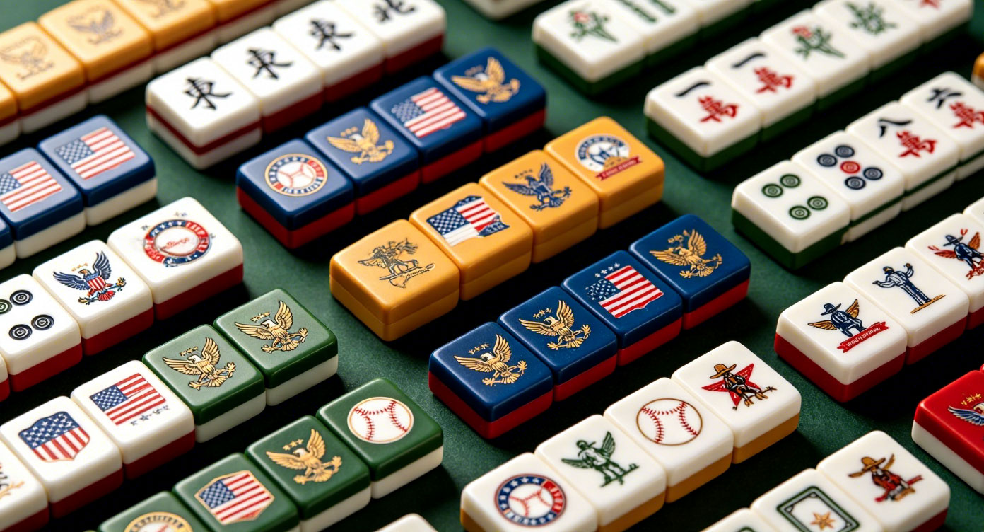 american mahjong tiles