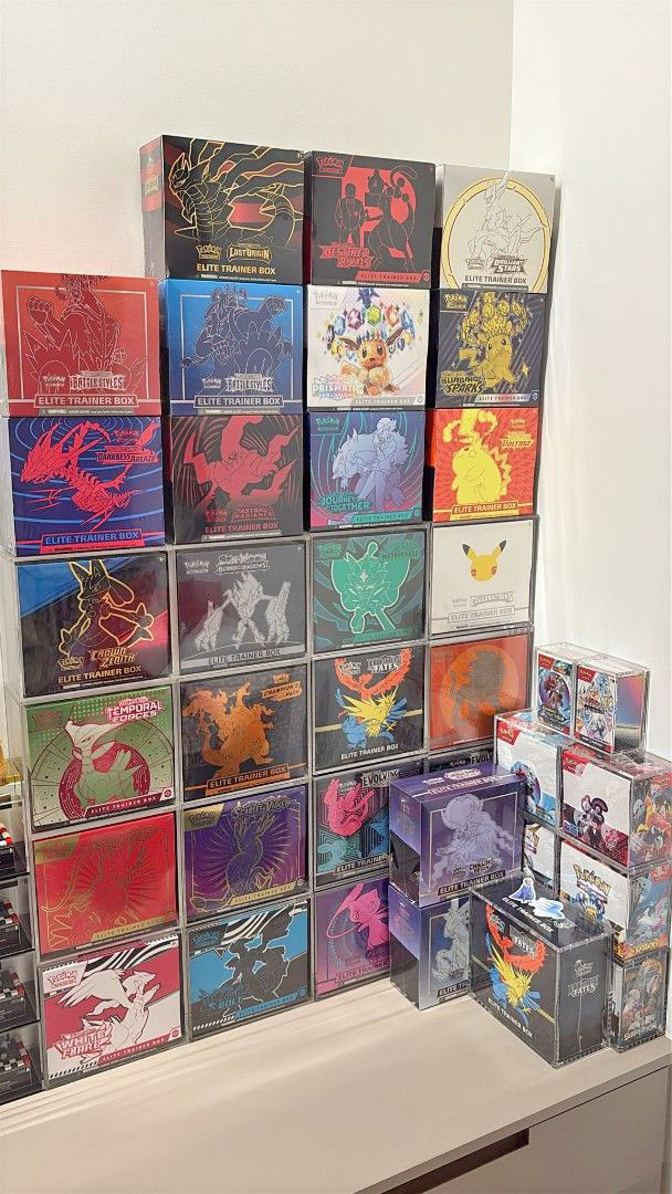 booster boxes acrylic display