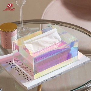 colorful acrylic tissue box