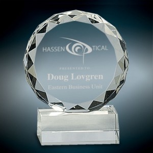 crystal trophies