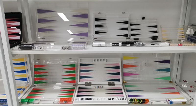 맞춤형 아크릴 백개먼 세트