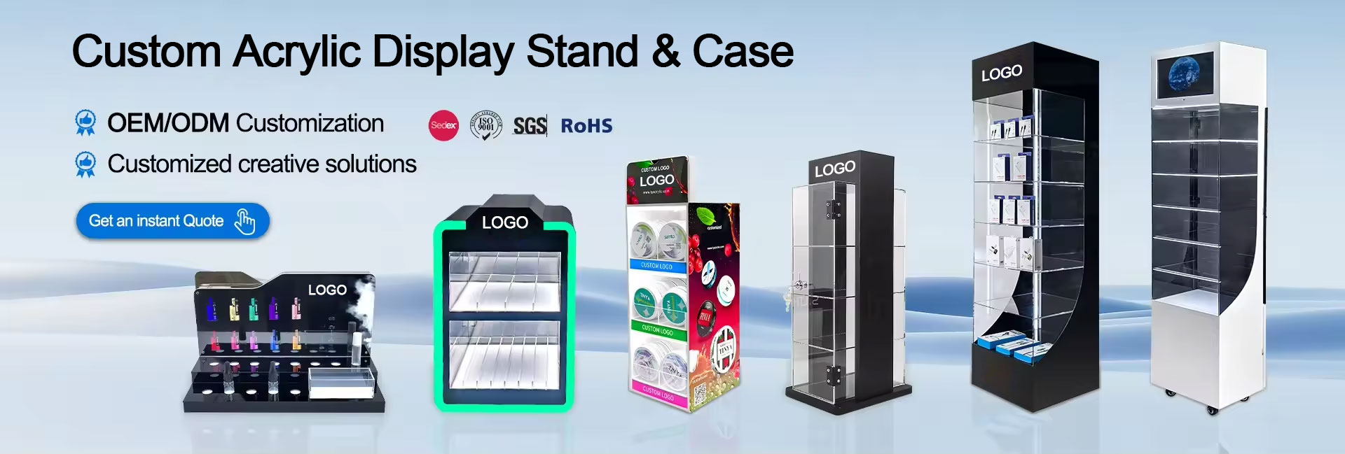 custom acrylic displays