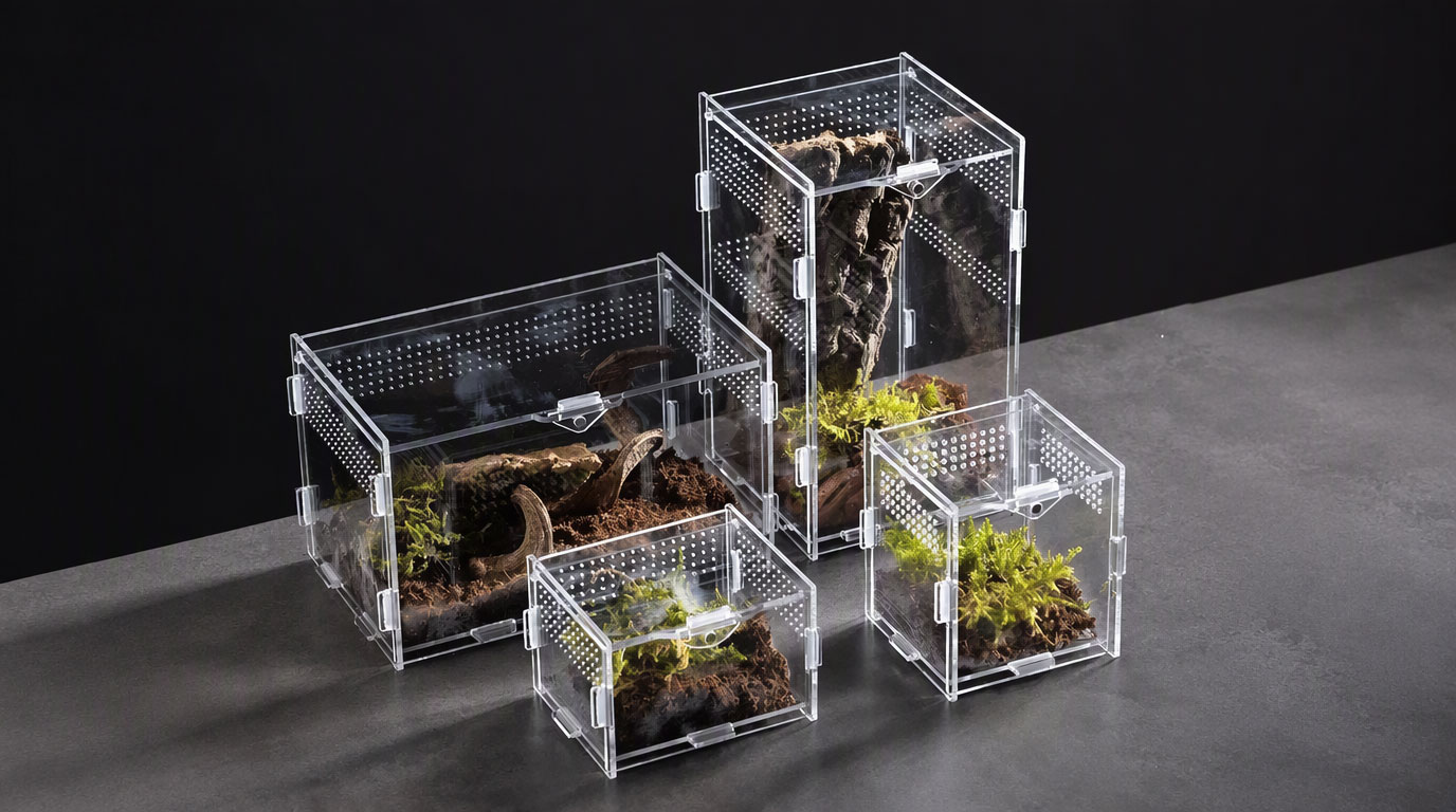 custom acrylic reptile box