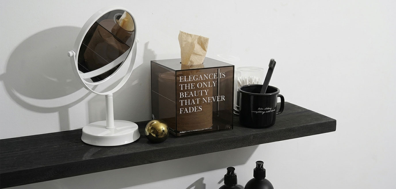 custom acrylic tissue box bulk order