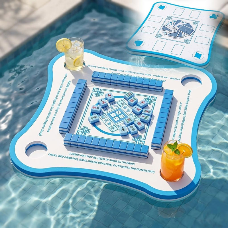 floating pool mahjong mat