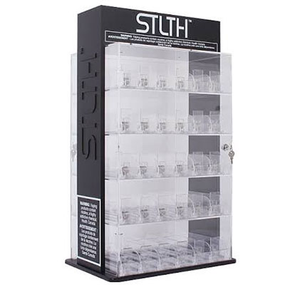 Vitrine de acrílico com fechadura para ZYN