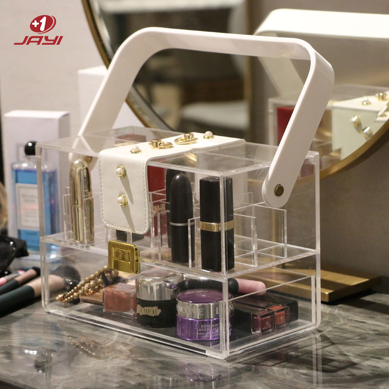 https://www.jayiacrylic.com/custom-clear-acrylic-makeup-storage-box-with- drawer-and-lid-jayi-product/