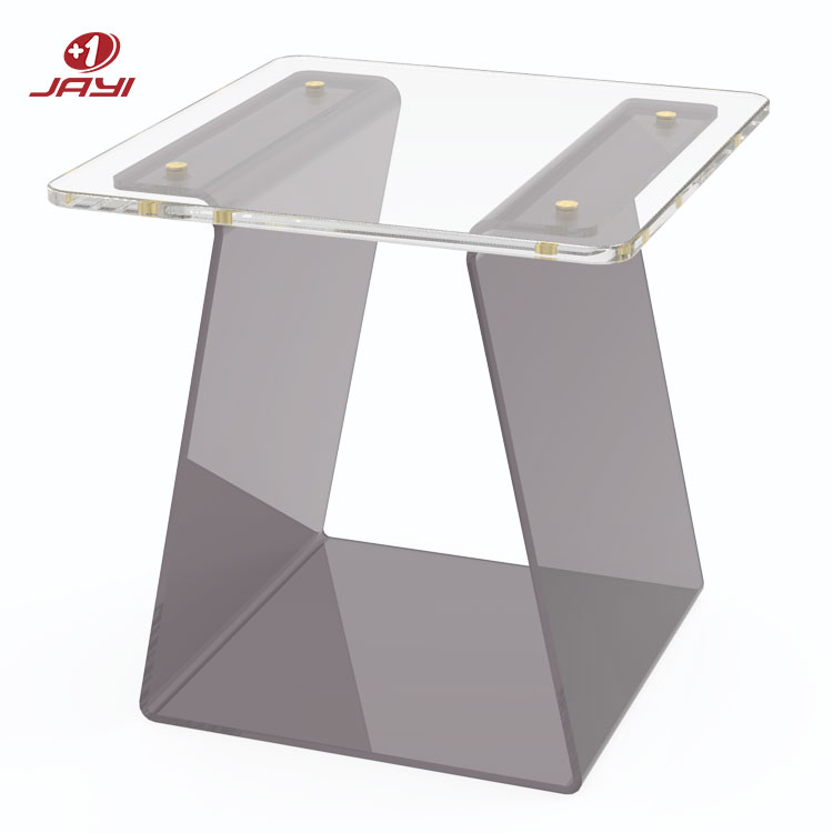 mesa lateral de plexiglass
