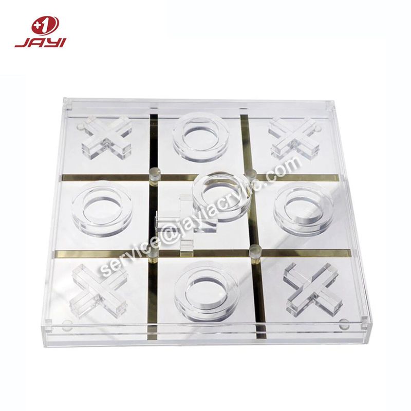 Acrylic Neon Tic Tac Toe Game Set