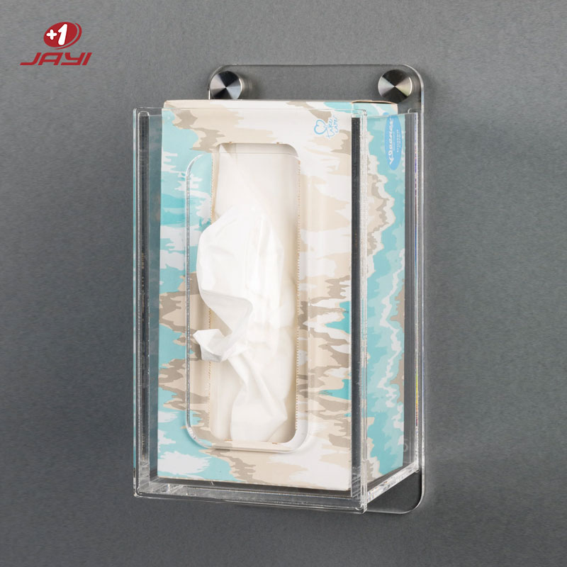 wall mount acrylic tissue box
