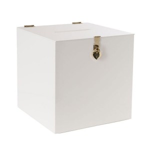 white acrylic box